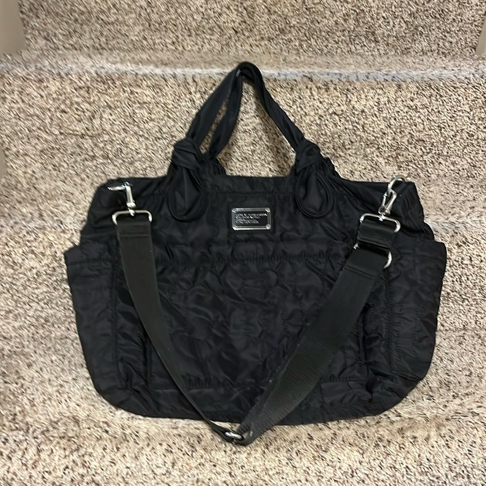 Marc Jacobs nylon diaper or brief case type bag! Carries so much